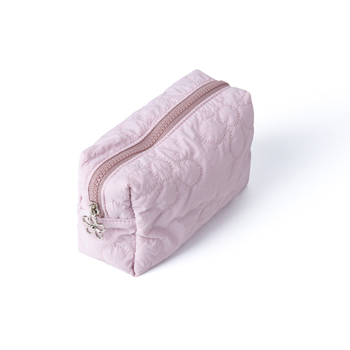 Custom logo cosmetic bag pouch with zipper