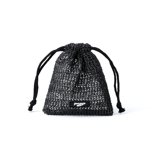Mesh drawstring bag pouch custom logo