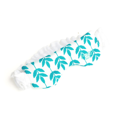 Fresh plant pattern eye mask