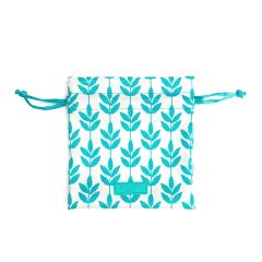 Fresh plant pattern eye mask