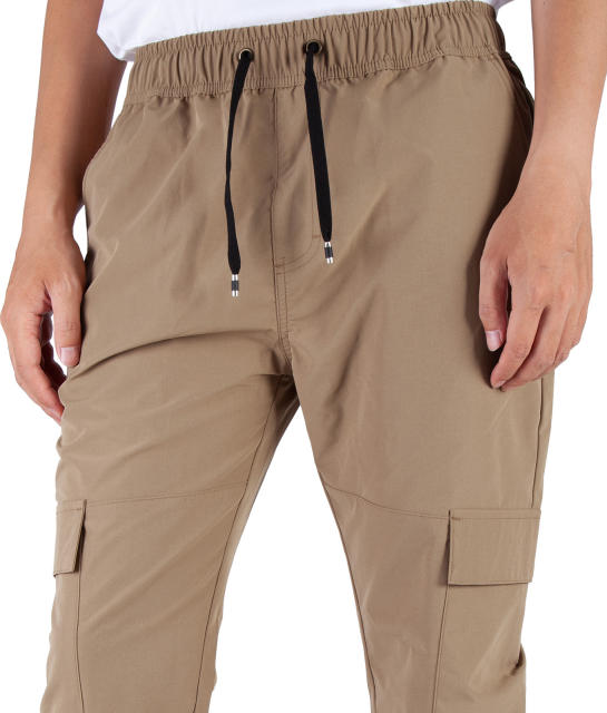 Man Lightweight Cargo Jogger Pants Khaki