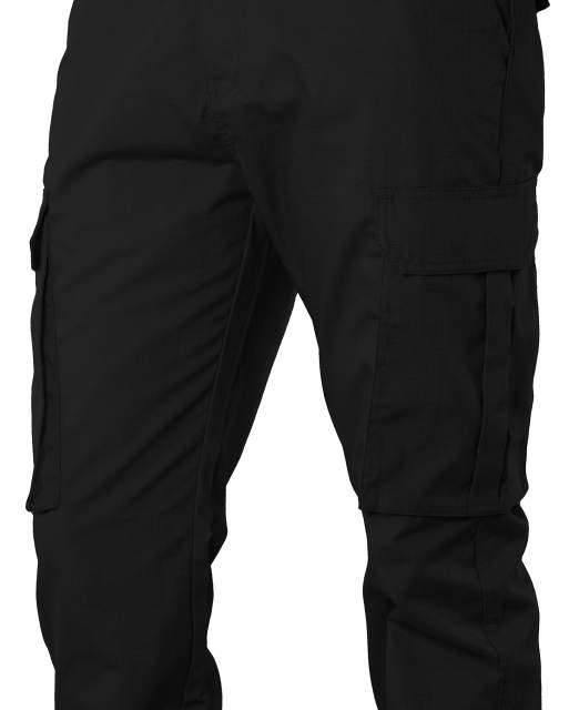 Men Ripstop Work Cargo BDU Pants Black