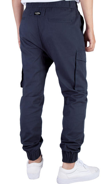 Man Cargo Jogger Pants Navy Blue