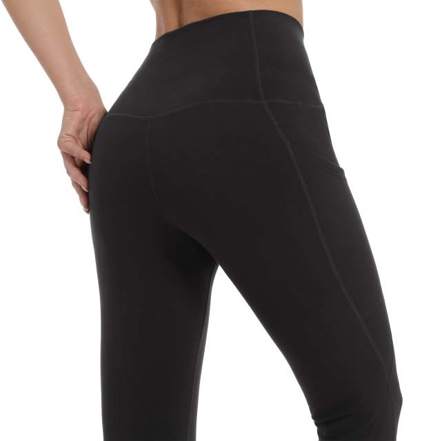 Women High Waisted Workout Leggings Black