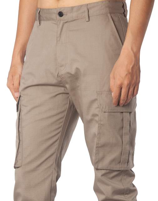 Men Ripstop Work Cargo BDU Pants Khaki