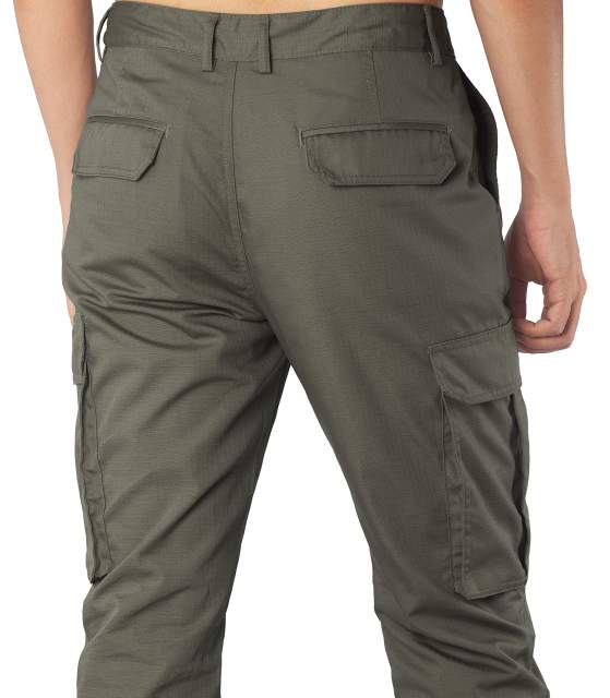 Men Ripstop Work Cargo BDU Pants Grey Green