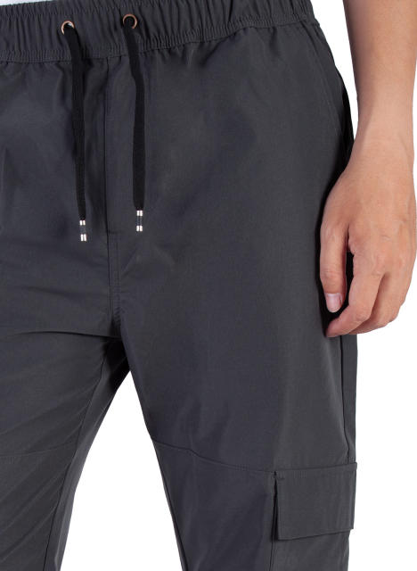 Man Lightweight Cargo Jogger Pants Dark Grey