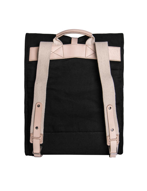 Canvas Backpack Computer Bag School Bag- Leather Belt