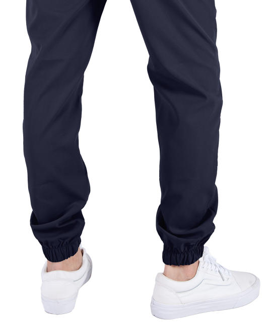 Man Lightweight Jogger Pants Navy Blue