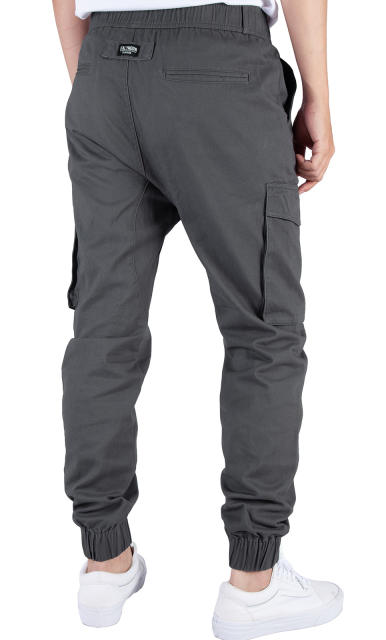 Man Cargo Jogger Pants Dark Grey