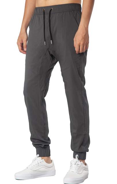 Men Lightweight Summer Jogger Sweatpants Dark Grey