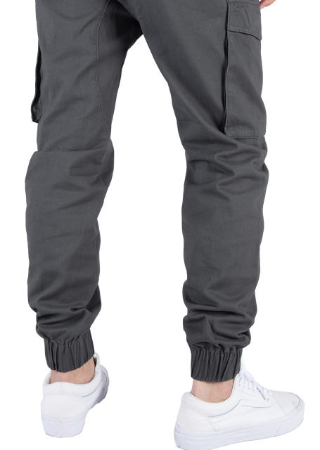 Man Cargo Jogger Pants Dark Grey