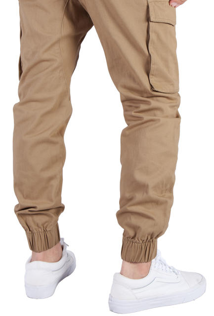 Man Cargo Jogger Pants Dark Khaki