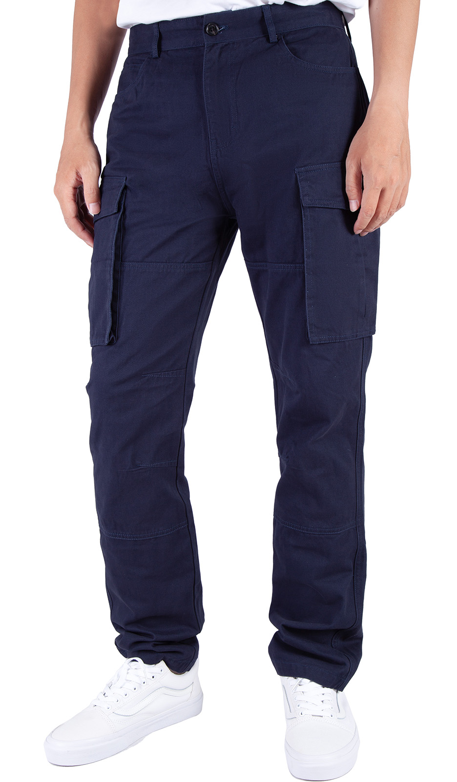 Dark blue cargo deals work pants