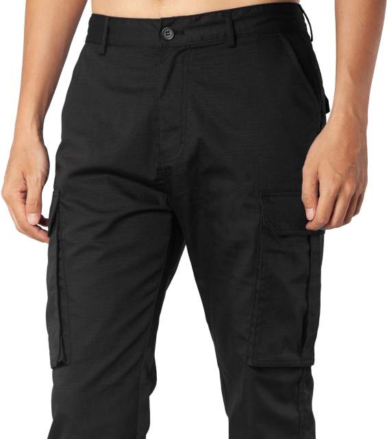 Men Ripstop Work Cargo BDU Pants Black