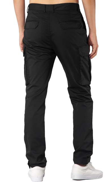 Men Ripstop Work Cargo BDU Pants Black