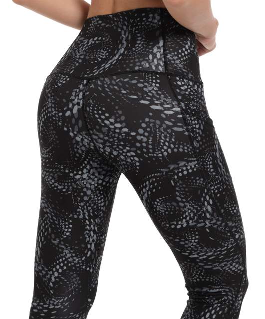 Women High Waisted Workout Leggings Dragon Printed