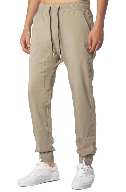 Men Lightweight Summer Jogger Sweatpants Khaki