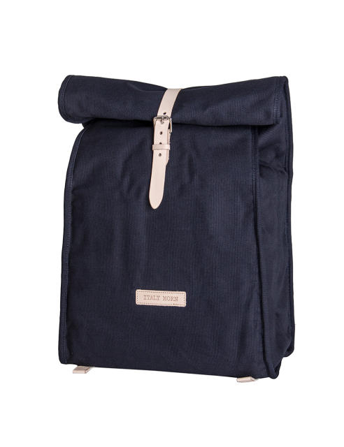 Canvas Backpack Computer Bag School Bag- Leather Belt