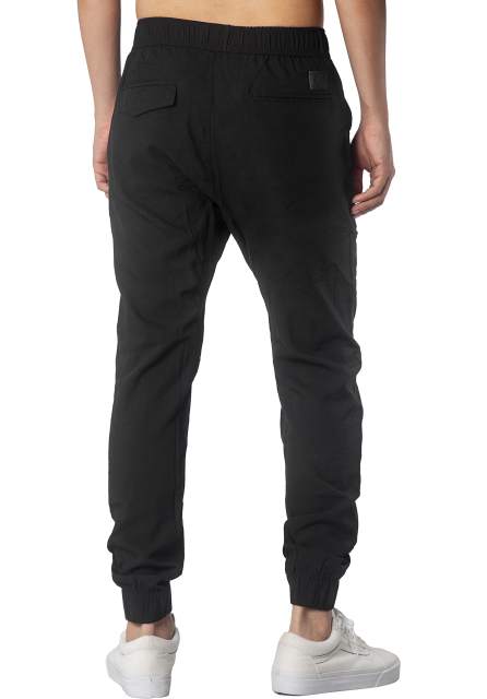 Men Lightweight Summer Jogger Sweatpants Black