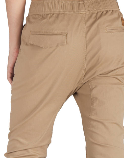 Man Khaki Jogger Pants Slim Fit Khaki