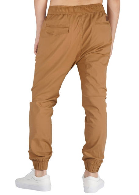 Man Khaki Jogger Pants Tan