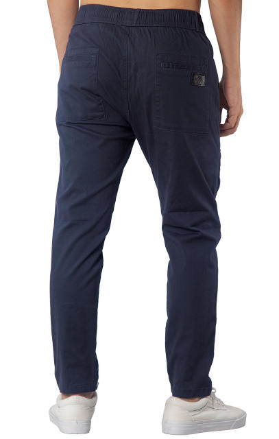 Mens Joggers with Zipper Pockets Navy Blue