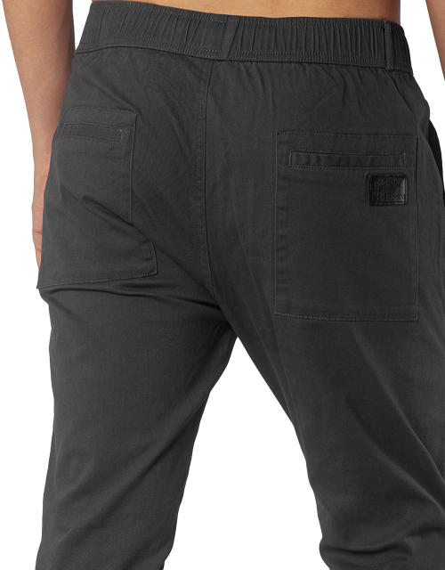 Mens Joggers with Zipper Pockets Slim Fit Dark Grey