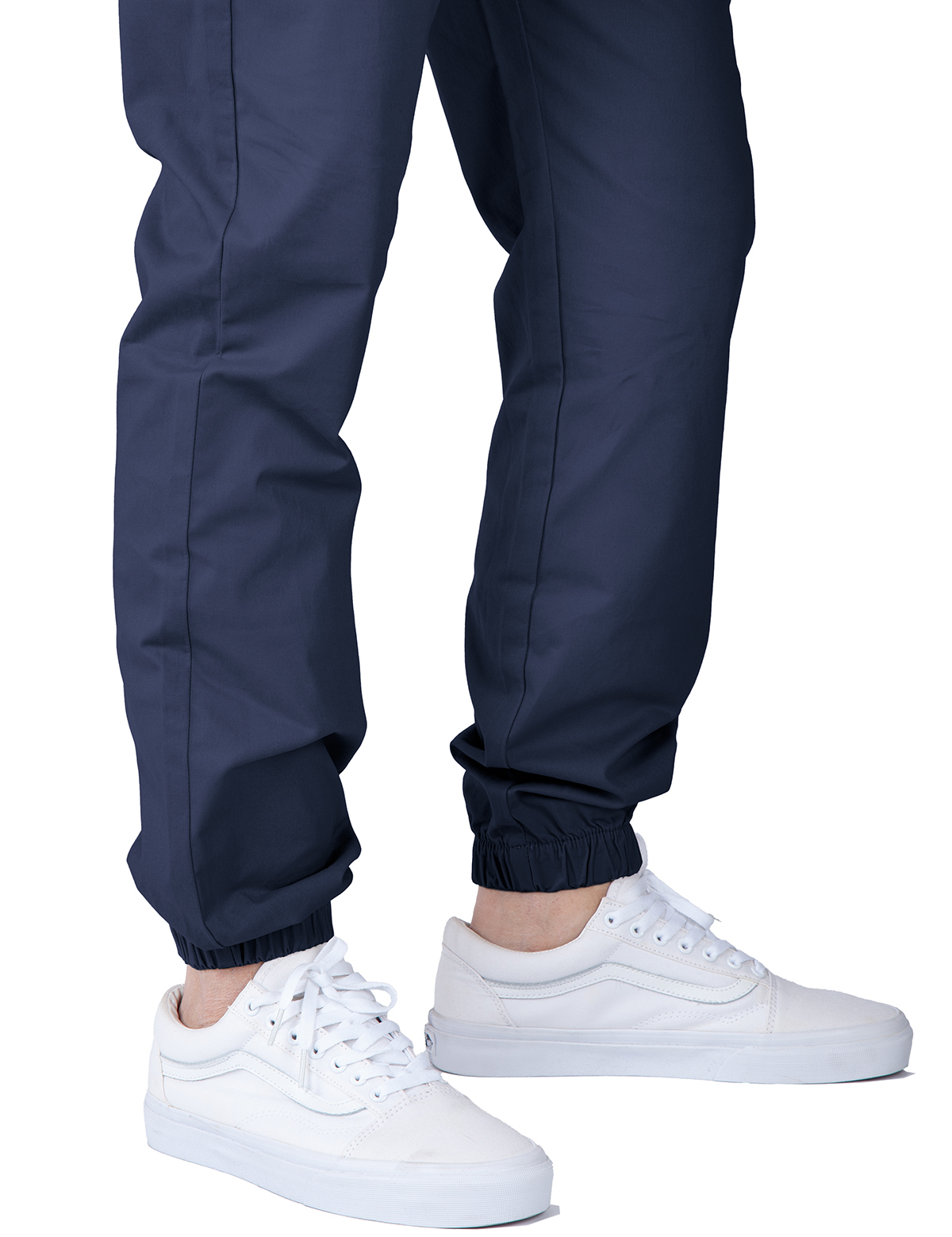 Men Joggers with Pockets Slim Fit Athletic Pants Navy Blue
