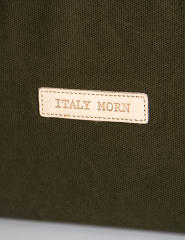 Canvas Backpack Computer Bag School Bag- Leather Belt