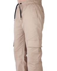 Men Cargo Joggers Athletic Pants Khaki