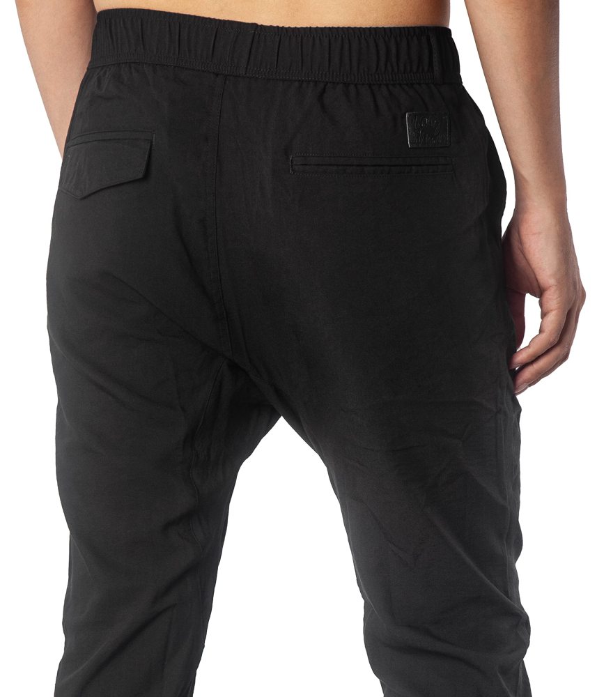 Men Lightweight Summer Jogger Sweatpants Slim Fit Black