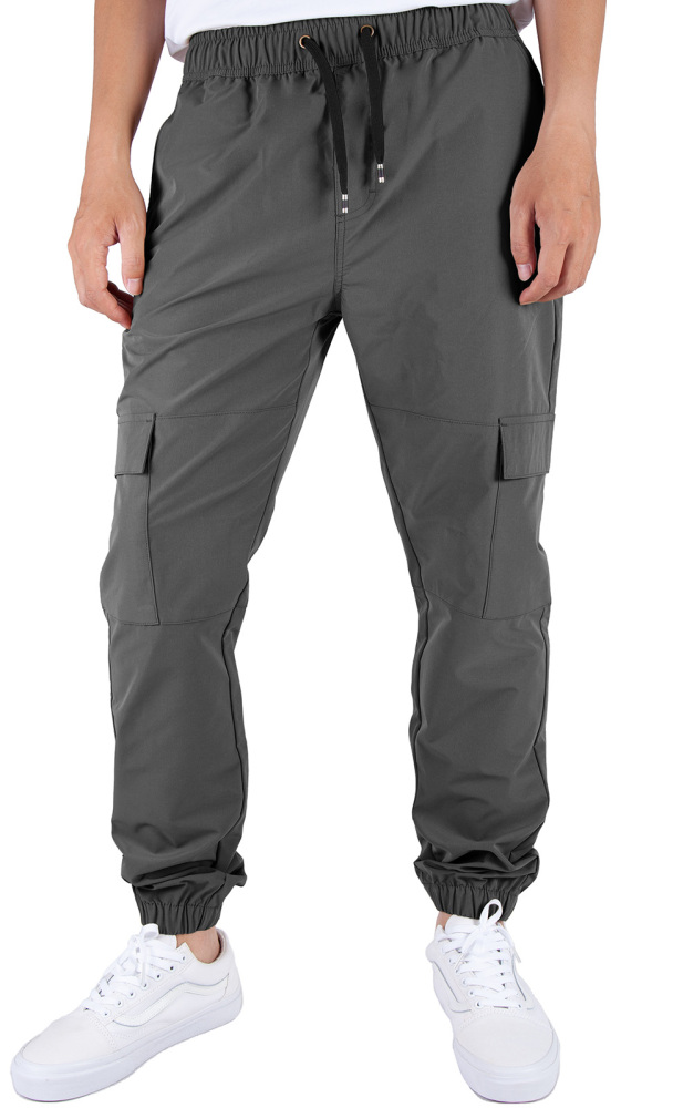 Man Lightweight Jogger Pants Mid Grey