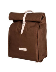 Canvas Backpack Computer Bag School Bag- Leather Belt
