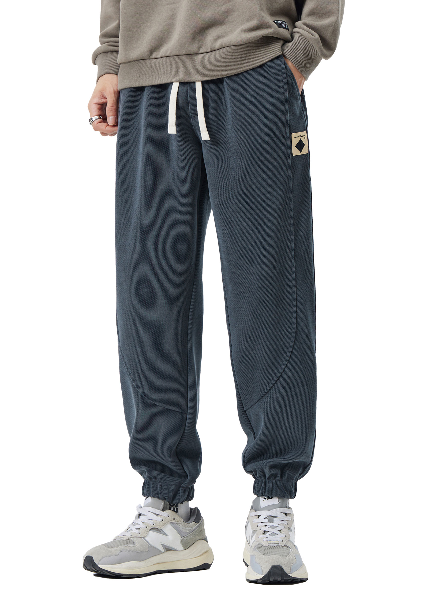 Mens lined joggers online