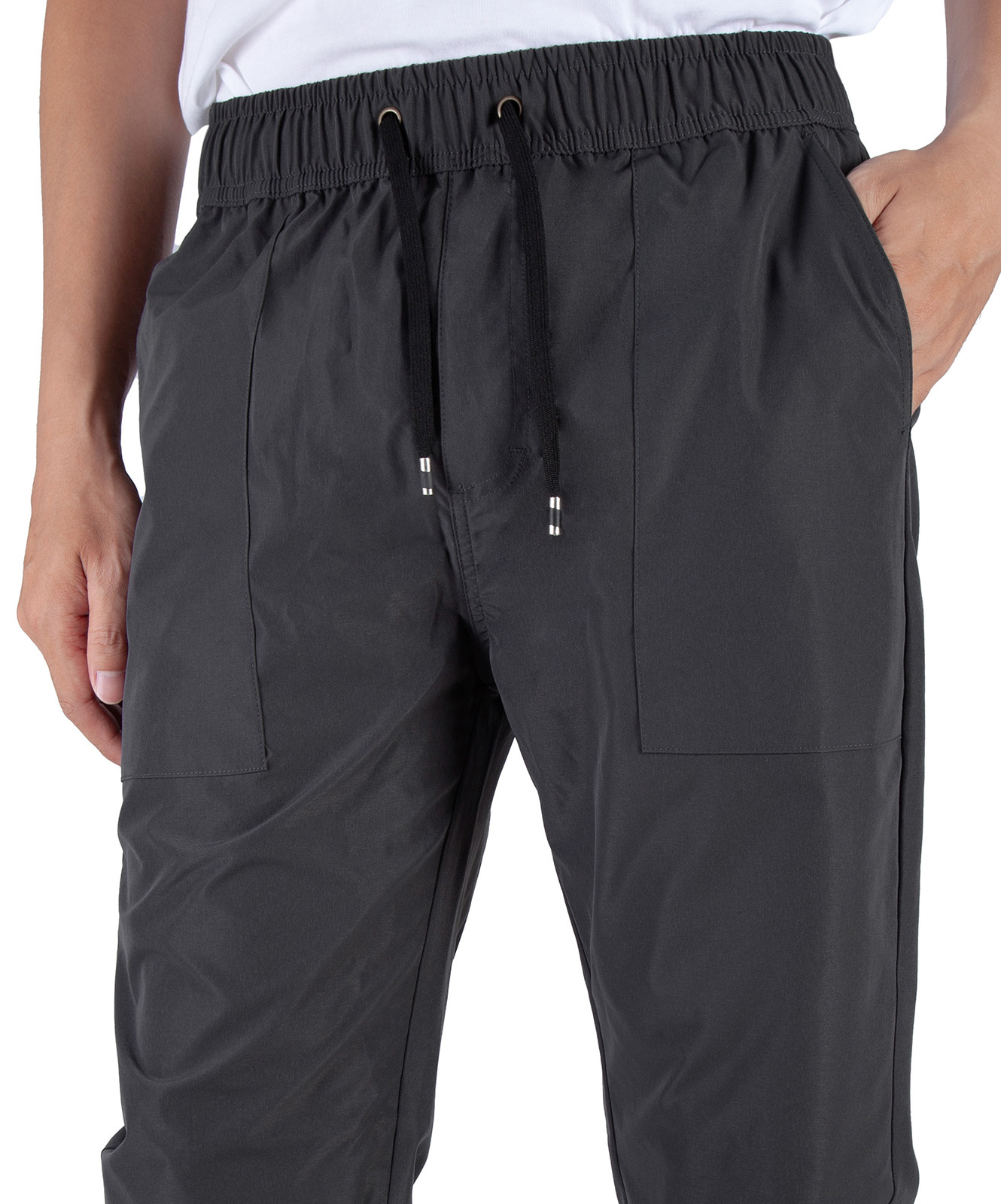 Ultra-Comfort Men's Dark Grey Lightweight Jogger Pants