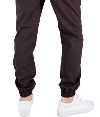 Man Lightweight Jogger Pants Slim Fit Coffee