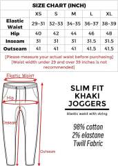 Mens Jogger Pants with Pockets Open Hem Slim Fit Black