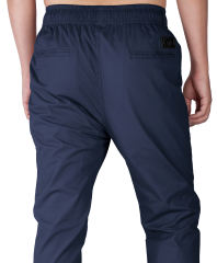 Men Joggers with Pockets Slim Fit Athletic Pants Navy Blue