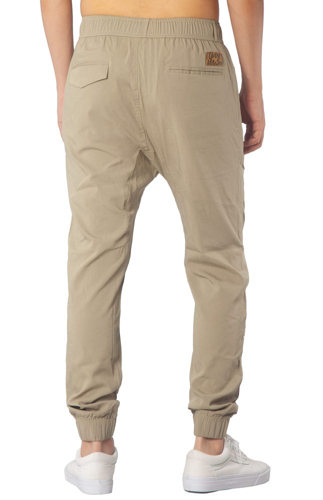 Men Lightweight Summer Jogger Sweatpants Khaki