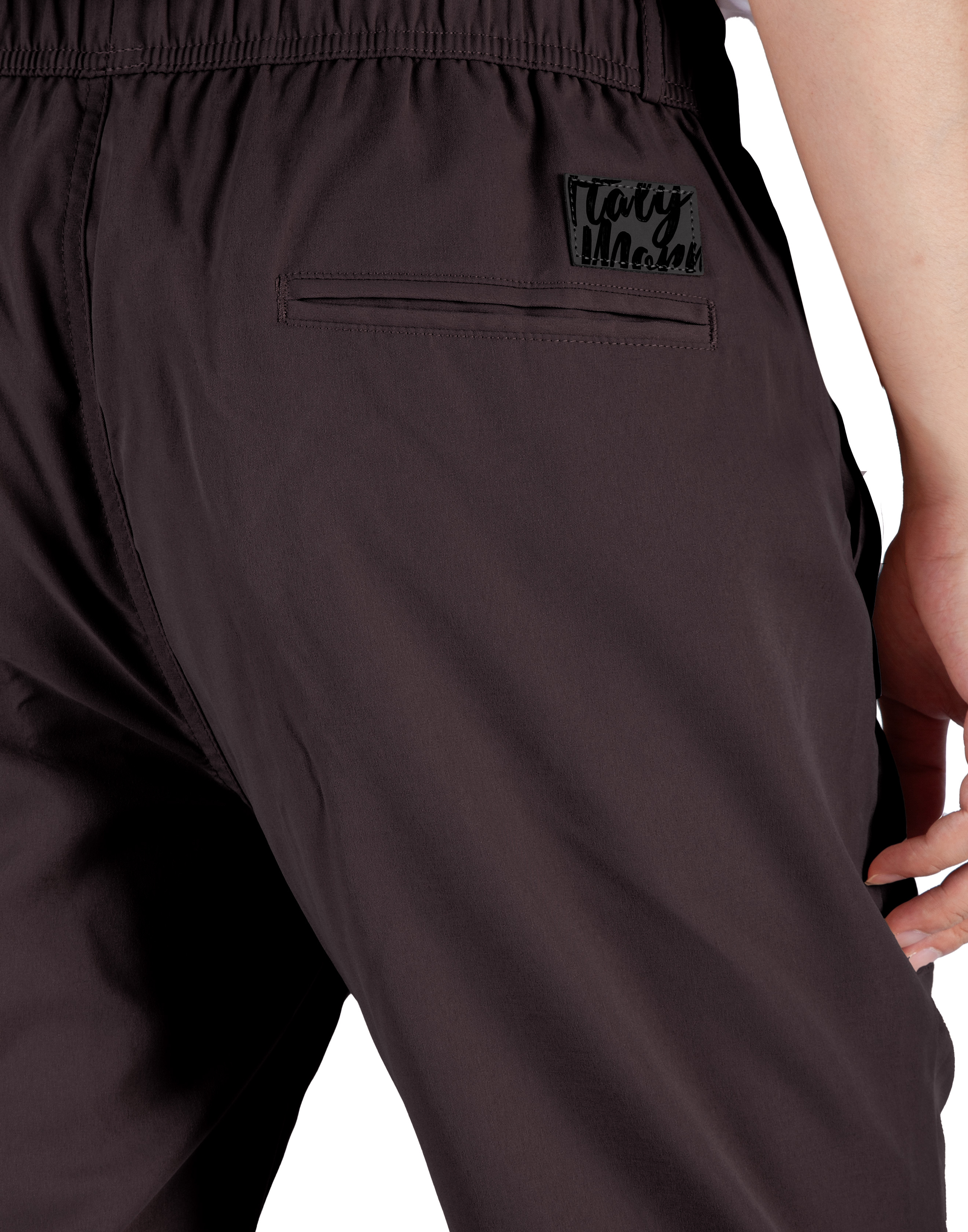 Man Lightweight Jogger Pants Slim Fit Coffee