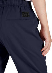 Man Lightweight Jogger Pants Slim Fit Navy Blue