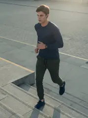 Men's Slim-Fit Chino Joggers - Army Green