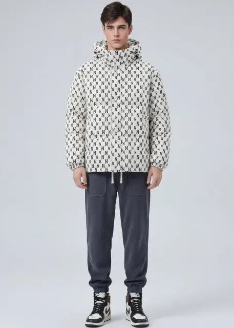 Mens Fleece Lined Sweatpants Winter Warm Running Outdoor Jogger Pants Regular Fit Natural Grey