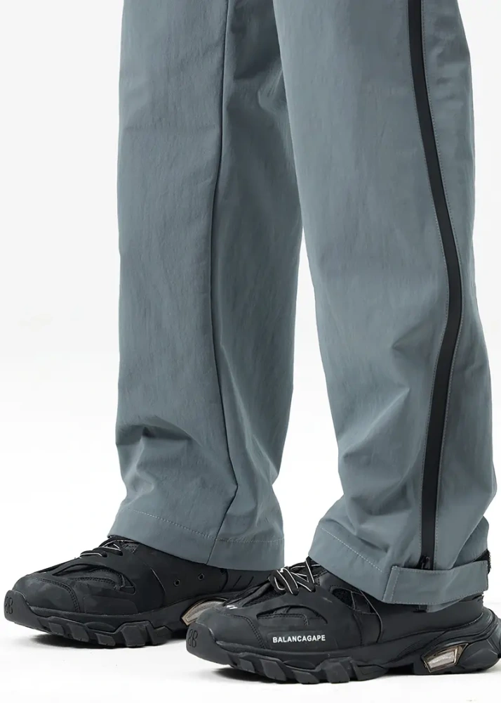 Mens Utility Hiking Pants Convertible Zip Off Fishing Motor Safari Travel Relaxed Fit Natural Grey