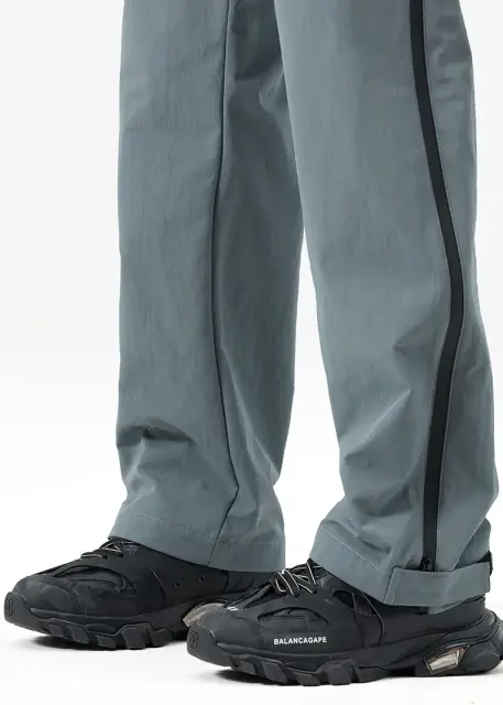 Mens Utility Hiking Pants Convertible Zip Off Fishing Motor Safari Travel Relaxed Fit Natural Grey