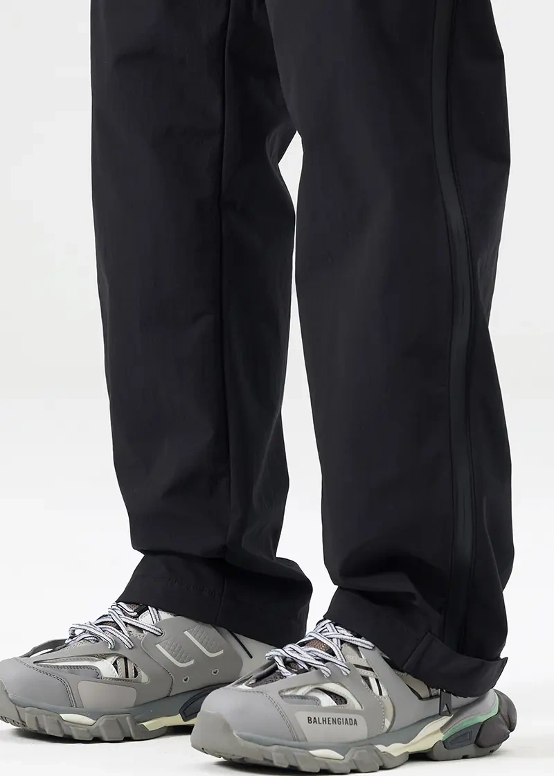 Mens Utility Hiking Pants Convertible Zip Off Fishing Motor Safari Travel Relaxed Fit Black