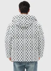 Men Puffer Down Jacket with Hood for Winter Beige