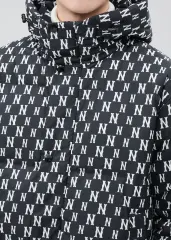 Men Puffer Down Jacket with Hood for Winter Black