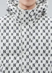 Men Puffer Down Jacket with Hood for Winter Beige